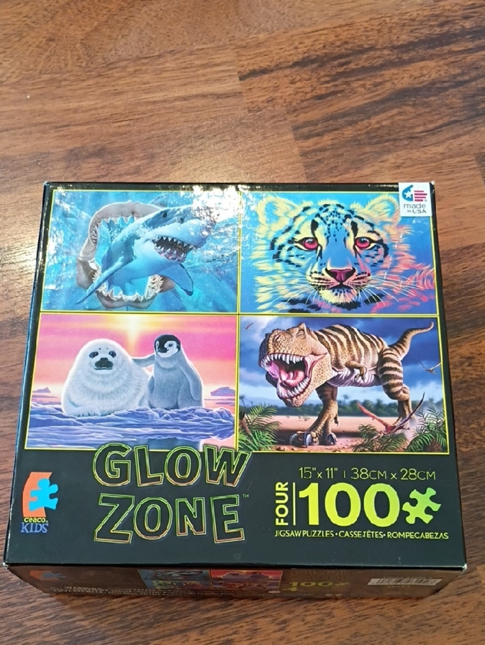 Glow Zone puzzles